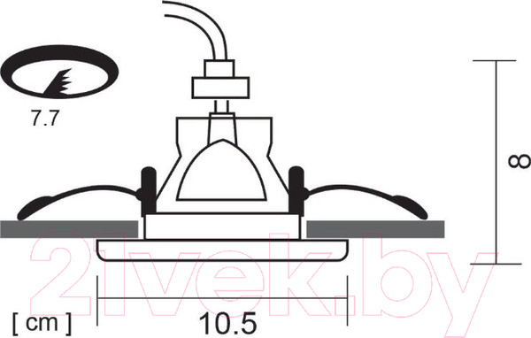 Изображение товара Точечный светильник Arte Lamp Grus A6667PL-1WH