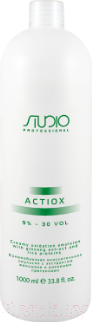 Изображение товара Эмульсия для окисления краски Kapous ActiOx Studio Professional экст. женьшеня и рисов.прот. 9% (1л)