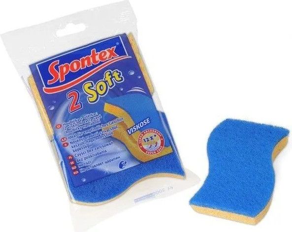 Изображение товара Набор губок хозяйственных Spontex Soft / 97070272 (2шт)