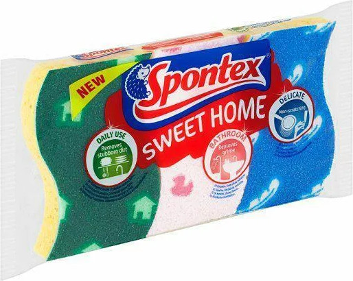 Изображение товара Набор губок хозяйственных Spontex Sweet Home / 97070297 (3шт)