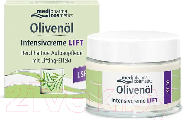 Изображение товара Крем для лица Medipharma Cosmetics Olivenol Lift дневной SPF 30 интенсив (50мл)