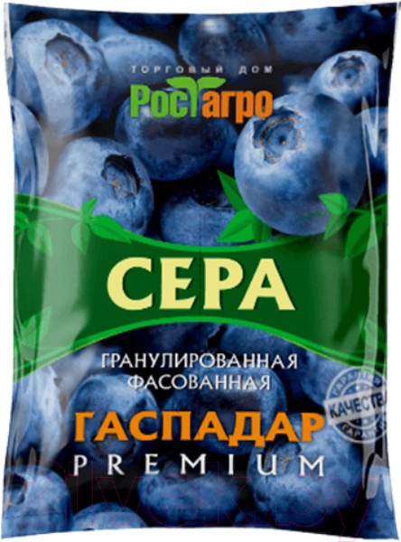 Изображение товара Удобрение Гаспадар Премиум Сера гранулированная фасованная (1кг)