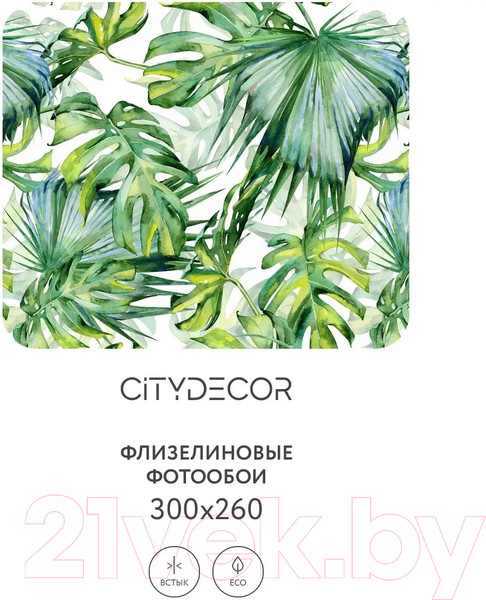 Изображение товара Фотообои листовые Citydecor Абстракция 113 (300x260см)