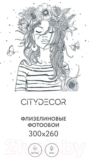 Изображение товара Фотообои листовые Citydecor Абстракция 116 (300x260см)