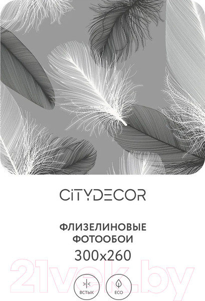 Изображение товара Фотообои листовые Citydecor Абстракция 390 (300x260см)