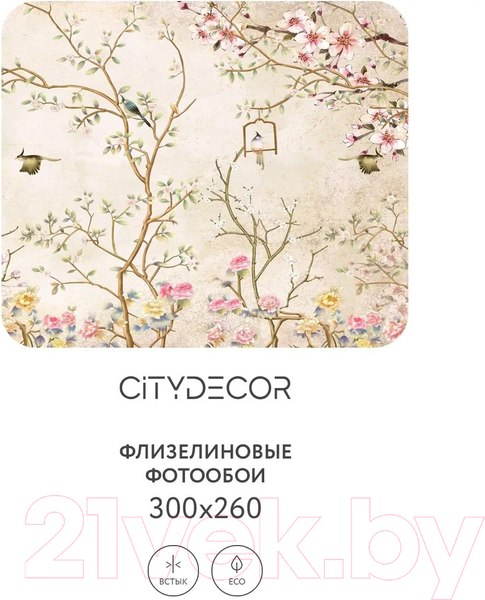 Изображение товара Фотообои листовые Citydecor Абстракция 60 (300x260см)
