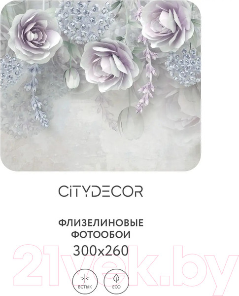 Изображение товара Фотообои листовые Citydecor Абстракция 66 (300x260)