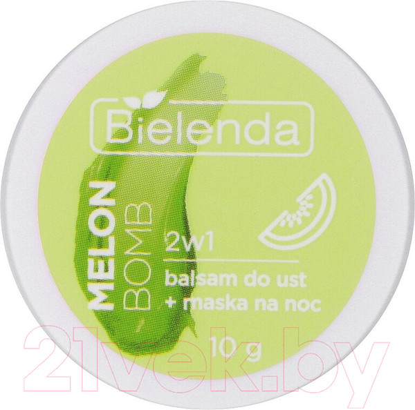Изображение товара Бальзам для губ Bielenda Lip Care Дыня Бомба маска ночная 2в1 (10г)