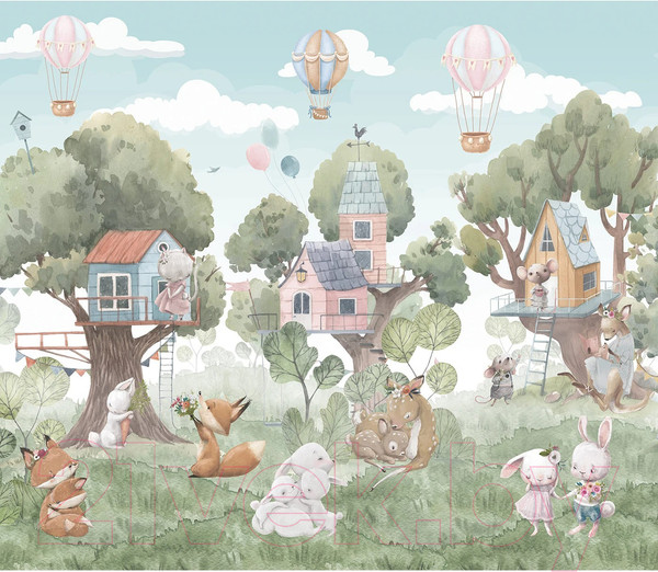 Изображение товара Фотообои листовые Citydecor Детская 402 (300x260см)