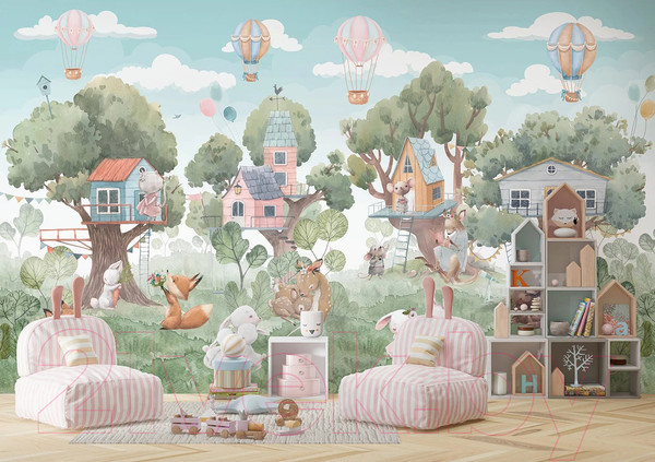 Изображение товара Фотообои листовые Citydecor Детская 402 (300x260см)