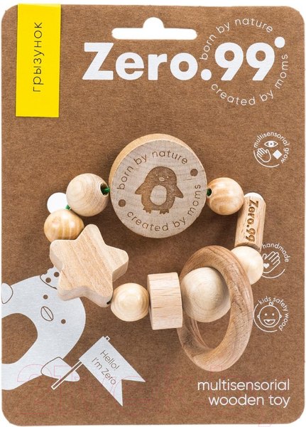 Изображение товара Прорезыватель для зубов Zero-99 из дерева / 11005
