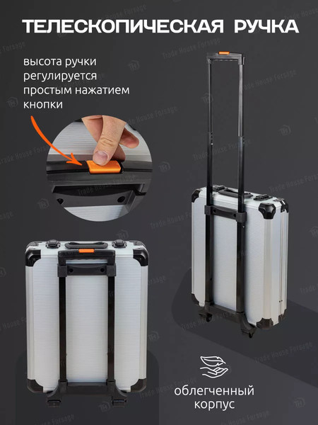 Изображение товара Универсальный набор инструментов ISMA 186-3(57361) (186пр)