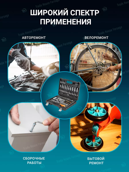 Изображение товара Универсальный набор инструментов ISMA 4941-5DS (52675)