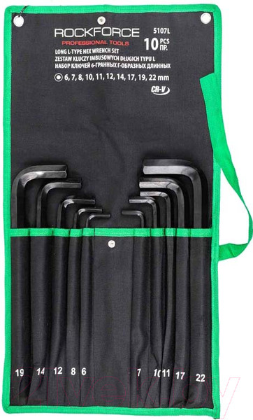 Изображение товара Набор ключей RockForce RF-5107L  (58809)