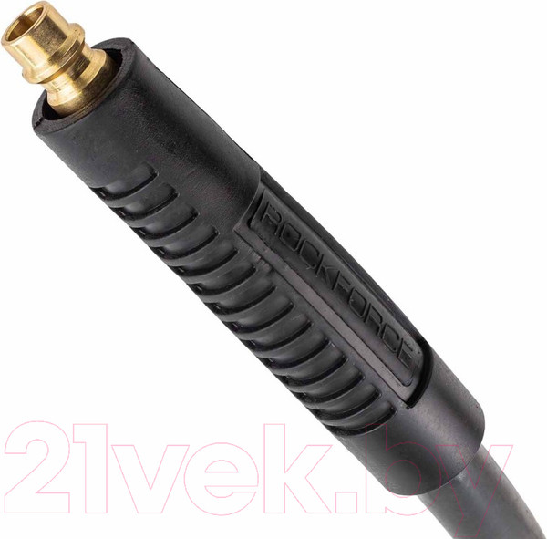 Изображение товара Шланг для компрессора RockForce Резиновый воздушный армированный с фитингами RF-AHC-10/B (58677)