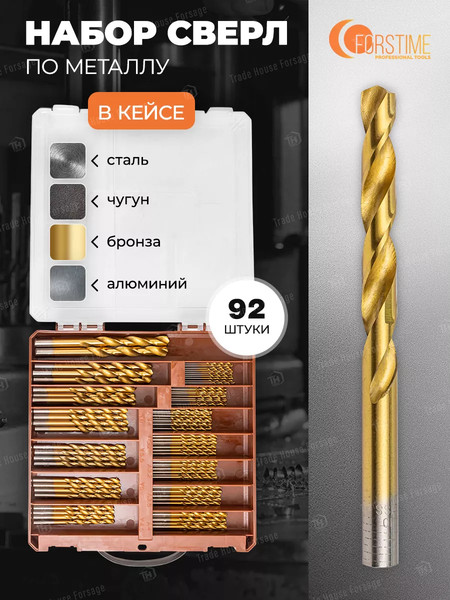 Изображение товара Сверло Forstime По металлу FT-924U93