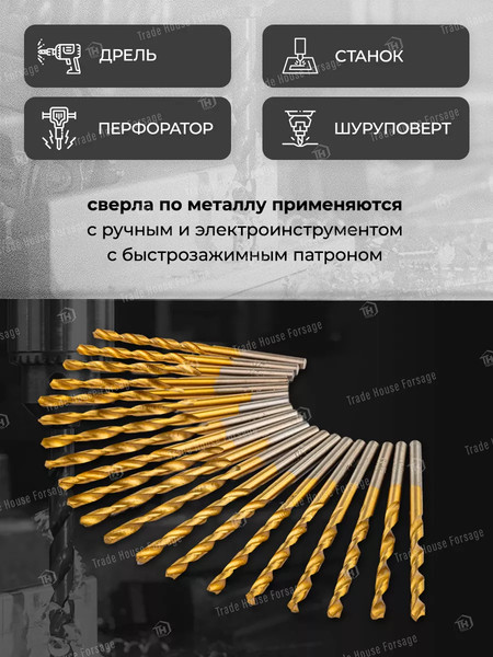 Изображение товара Сверло Forstime По металлу FT-924U93