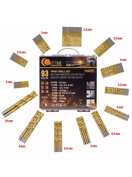 Изображение товара Сверло Forstime По металлу FT-924U93
