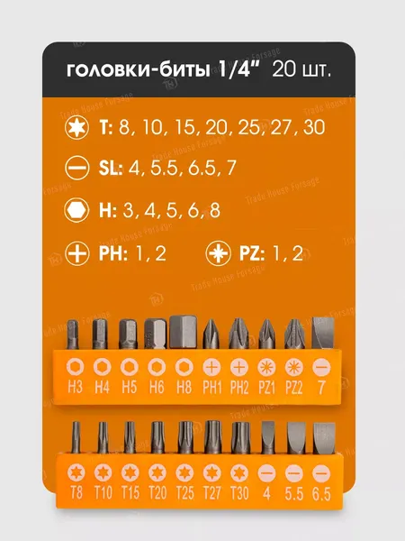 Изображение товара Универсальный набор инструментов Forstime FT-4602-5 (58804)
