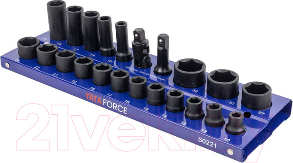 Изображение товара Набор головок слесарных Yataforce YF-50221MPB(57680)