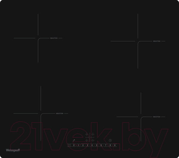 Изображение товара Индукционная варочная панель Weissgauff HI 632 BSA