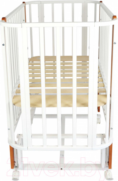 Изображение товара Детская кроватка СКВ 394001-6 (белый/бук)