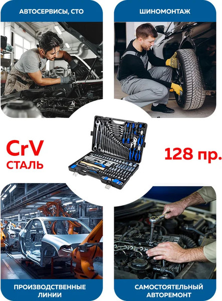 Изображение товара Универсальный набор инструментов Forsage F-41282-5 (58630)