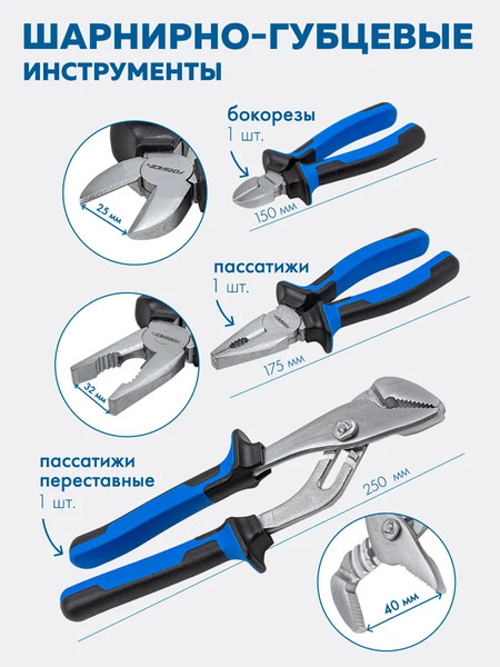 Изображение товара Универсальный набор инструментов Forsage F-41282-5 (58630)