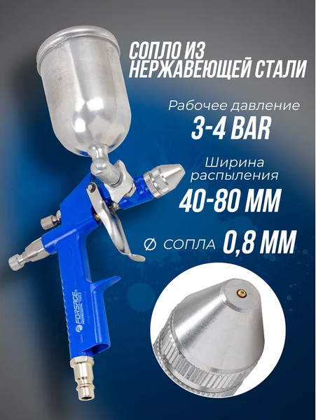 Изображение товара Пневматический краскопульт Forsage F-K3 (58674)