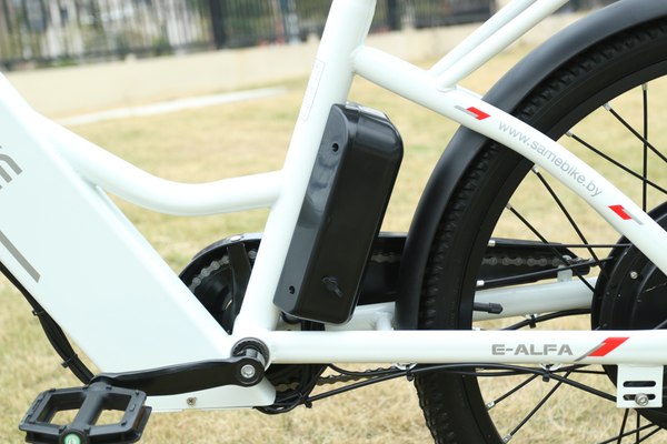Изображение товара Электровелосипед Samebike Е-Alfa New со стальной рамой SB-E-ALFA350-36/10 (белый)