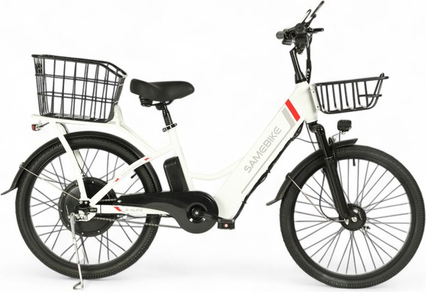 Изображение товара Электровелосипед Samebike Е-Alfa New со стальной рамой SB-E-ALFA350-36/10 (белый)