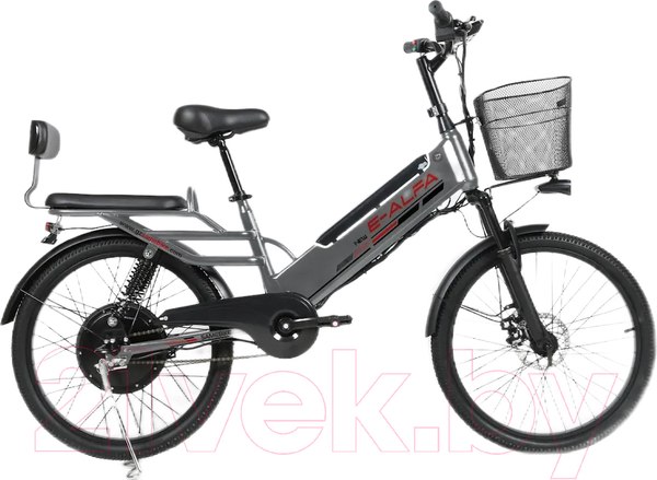 Изображение товара Электровелосипед Samebike Е-Alfa New со стальной рамой SB-E-ALFA500-48/10 (серый)