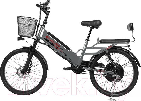 Изображение товара Электровелосипед Samebike Е-Alfa New со стальной рамой SB-E-ALFA500-48/10 (серый)