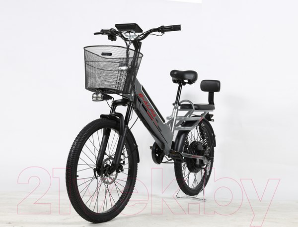 Изображение товара Электровелосипед Samebike Е-Alfa New со стальной рамой SB-E-ALFA500-48/10 (серый)