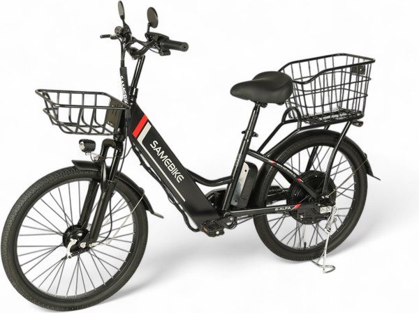 Изображение товара Электровелосипед Samebike Е-Alfa New со стальной рамой SB-E-ALFA500-48/13 (черный)