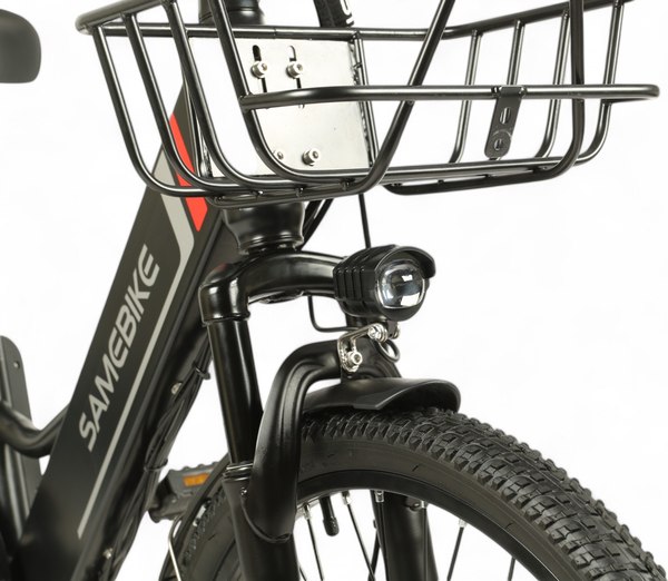 Изображение товара Электровелосипед Samebike Е-Alfa New со стальной рамой SB-E-ALFA500-48/13 (черный)