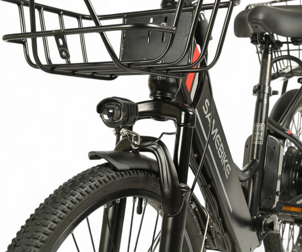 Изображение товара Электровелосипед Samebike Е-Alfa New со стальной рамой SB-E-ALFA500-48/13 (черный)