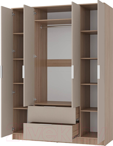 Изображение товара Шкаф BTS МС Эмилия ШК-11 (дуб смоки/айриш MF03)