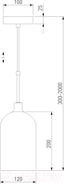 Изображение товара Потолочный светильник Евросвет 50357/1 (латунь)