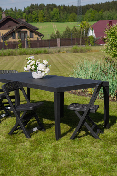 Изображение товара Стол садовый Ipae Progarden Indo / IND012AN  (антрацит)