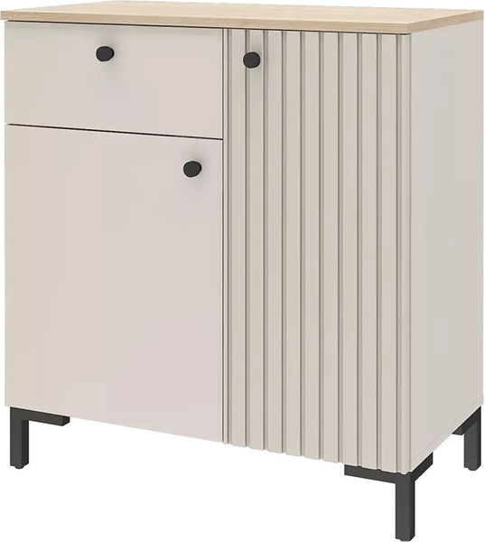 Изображение товара Тумба Stolline Тоскана с ящиком / 535.02 (кашемир серый)