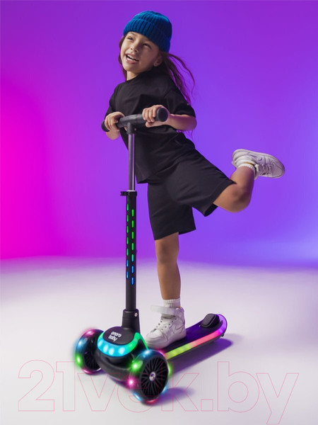 Изображение товара Самокат детский Amarobaby Blaze / AB23-27BLA/09 (черный)