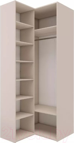 Изображение товара Шкаф Stolline Лаура угловой / 464.22 (кашемир серый)