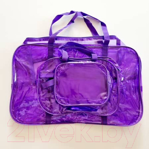 Изображение товара Комплект сумок в роддом Sofi 3шт (фиолетовый)