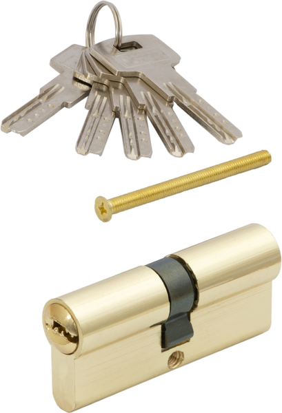 Изображение товара Цилиндровый механизм замка Vettore ZN M60 Z GP 30x30 5кл. (золото)