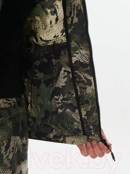 Изображение товара Костюм для охоты и рыбалки Huntsman Стрелок Антимоскит Летний Зеленый питон Сорочка Смесовая (р.52-54/182-188)