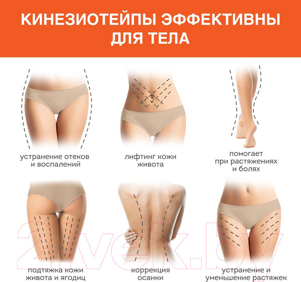 Изображение товара Кинезио тейп Daswerk 680005 (фиолетовый)