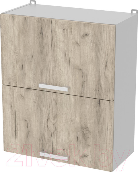 Изображение товара Шкаф навесной для кухни Интерлиния Компо ВШ60-720-2дг (дуб серый)