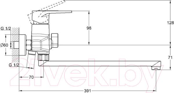 Изображение товара Смеситель G.Lauf ZIG7-A166