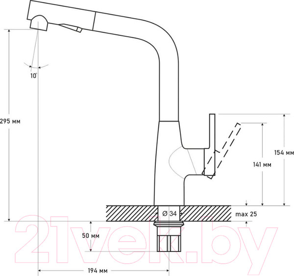 Изображение товара Смеситель G.Lauf GOG4-A012